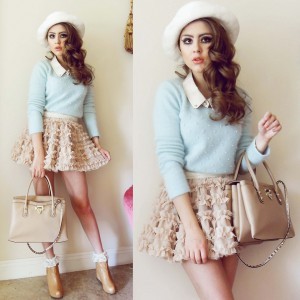 FASHIONISTA OF THE DAY IN PEARLS: Bebe Zeva