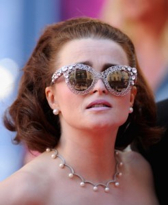 CELEBRITIES IN PEARLS: Helena Bonham Carter Wears Pearls at the Arqiva British Academy Television Awards