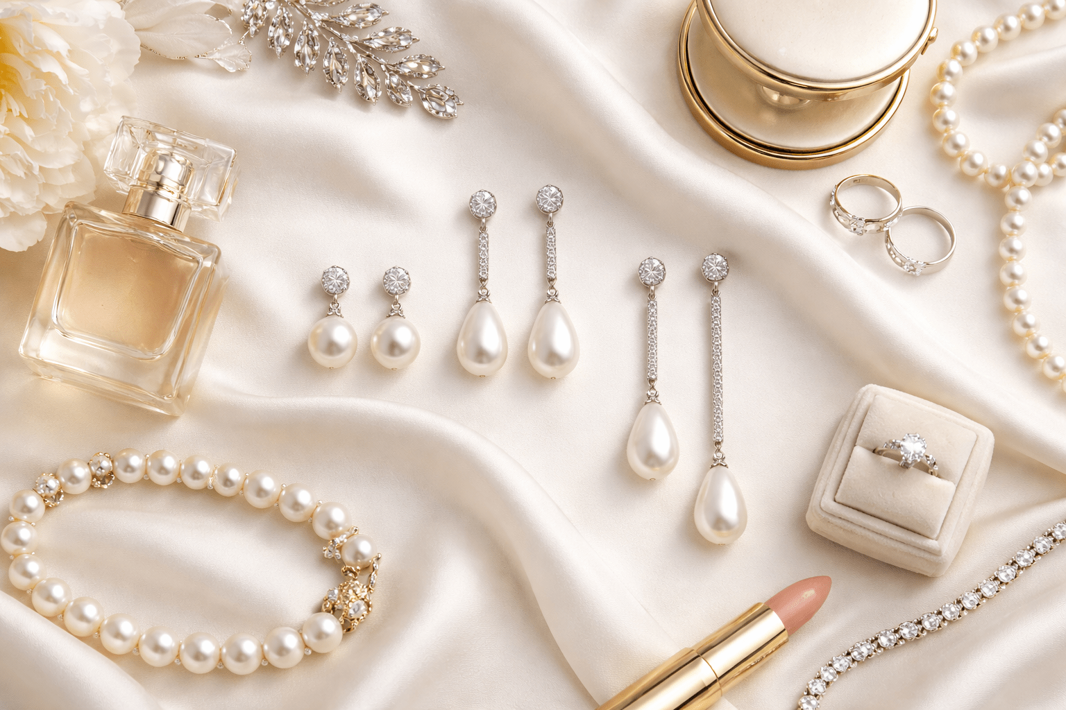 Styling van parelhangers