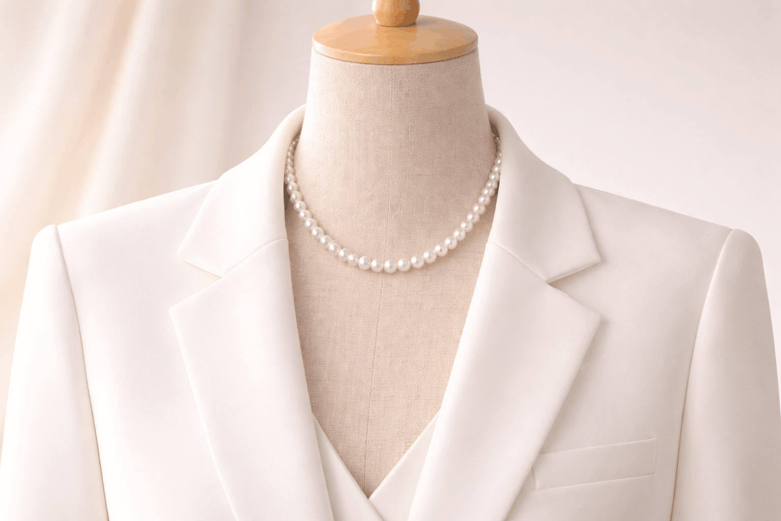 pearlsonly-blog-113-image-2-pearl - Witte blazer met parelkettingen - Parelsieraden - pearlsonly
