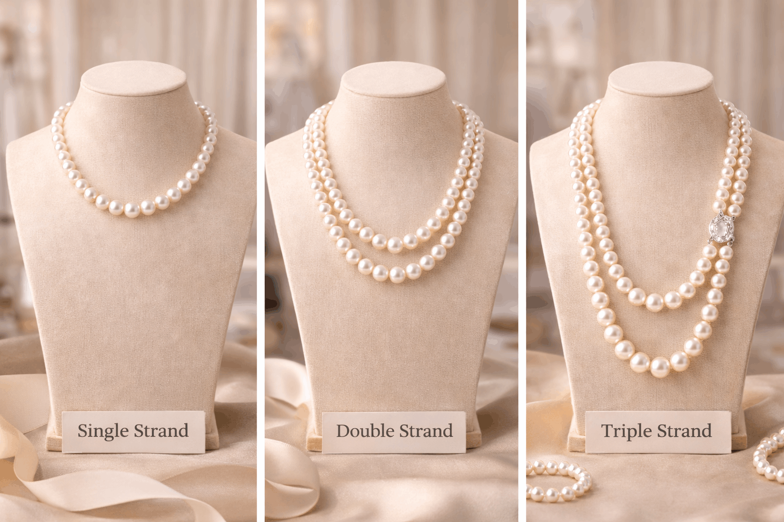 pearlsonly-blog-115-image-5-pearl - Single Strand vs Multi-Strand Pearl Necklaces - Pearls Jewelry - pearlsonly