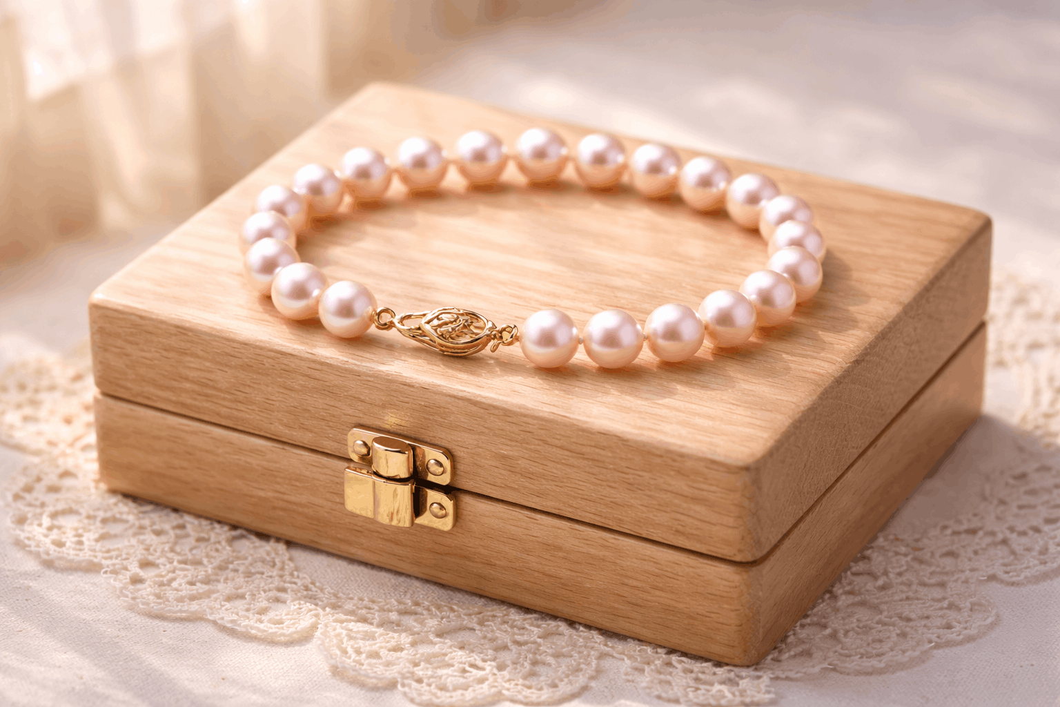 Parelarmbanden van zoetwaterparels in het Verenigd Koninkrijk