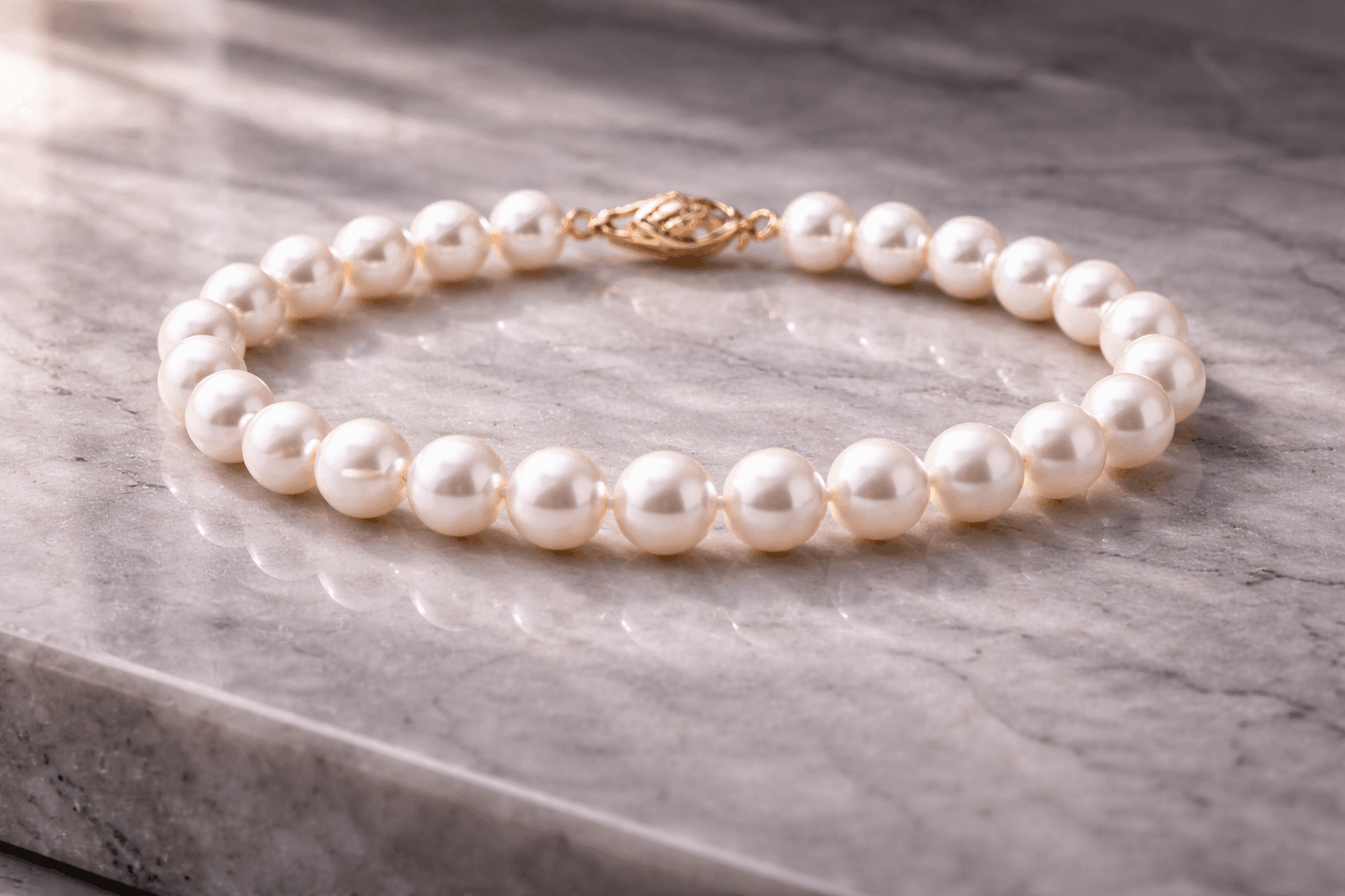 Parelarmbanden Akoya op de Britse markt