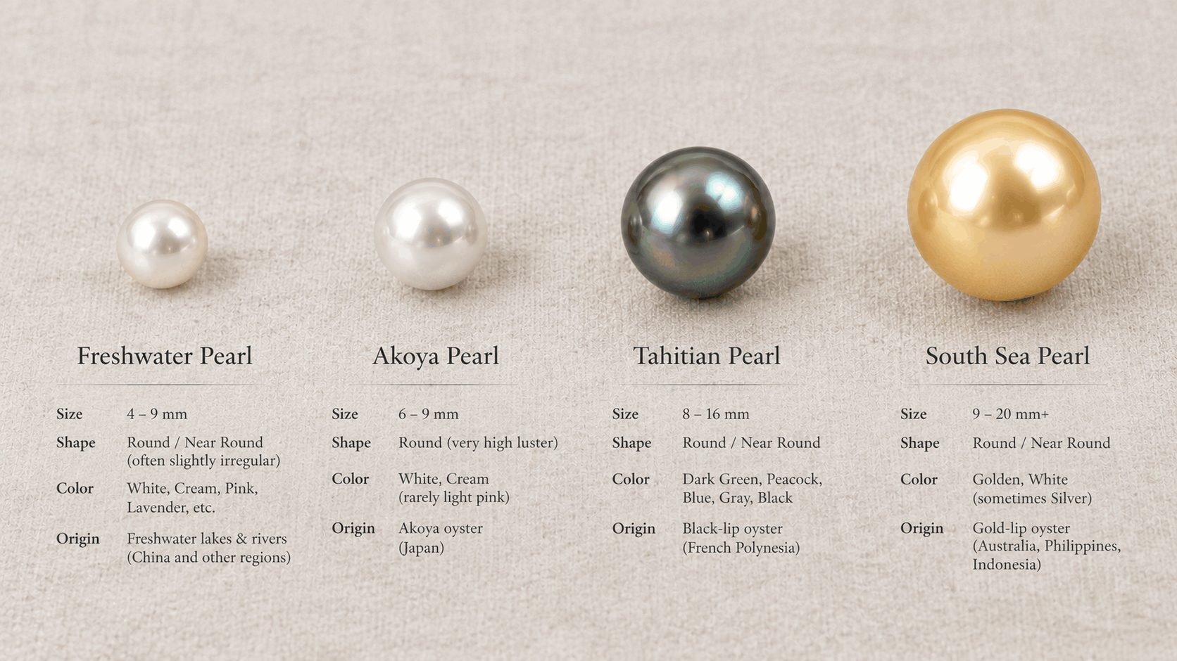 03. The best pearl types for Texas buyers — and what they cost