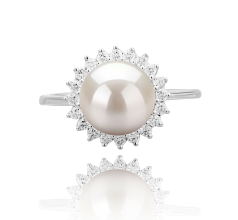 8-9mm Zoetwater Ring in Dromen Wit