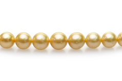 9-12mm Zuidzee Halsketting in 18-inch '18-inch' Goud