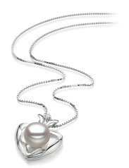 9-10mm Zoetwater Hanger in Marlina Hart Wit