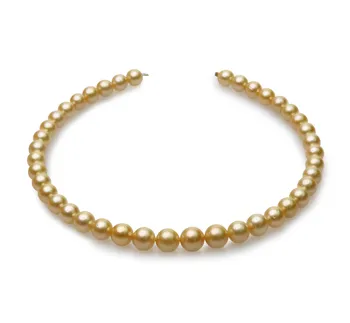 9-12mm Zuidzee Halsketting in 18-inch '18-inch' Goud