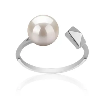 7-8mm Zoetwater Ring in Verkocht Wit