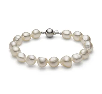 10-11mm Zoetwater Armband in Barok Drop Wit