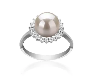 8-9mm Zoetwater Ring in Dromen Wit