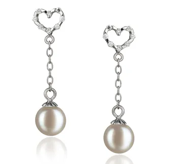 6-7mm Zoetwater Oorbellen set in Hedda Wit 6-7mm Zoetwater Oorbellen set in Hedda Wit