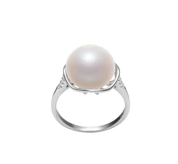 11-12mm Zoetwater Ring in Kalina Wit