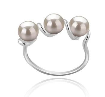 5-6mm Zoetwater Ring in Kat Wit