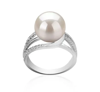 10-11mm Zoetwater Ring in Layana Wit