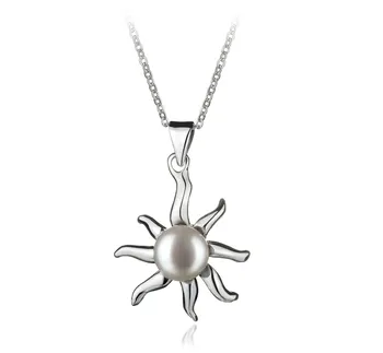 7-8mm Zoetwater Hanger in Nina Wit