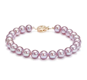 7-8mm Zoetwater Armband in Lavendel