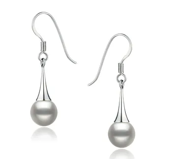 7-8mm Zoetwater Oorbellen set in Verkoop van Sandra Wit