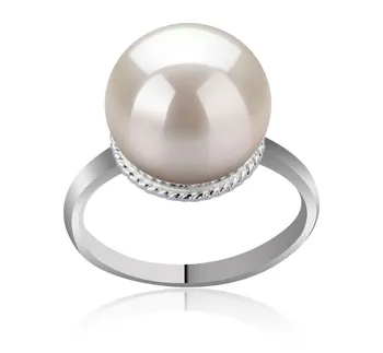 10-11mm Zoetwater Ring in Tindra Wit