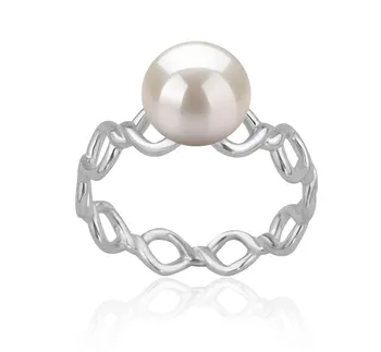 7-8mm Zoetwater Ring in Golf Wit